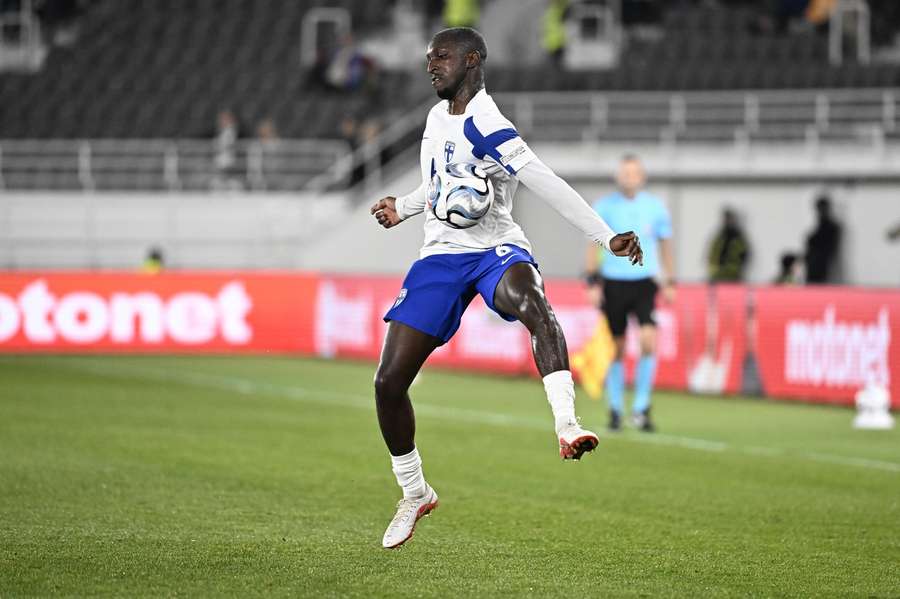 Kamara featuring in the home game against Belarus