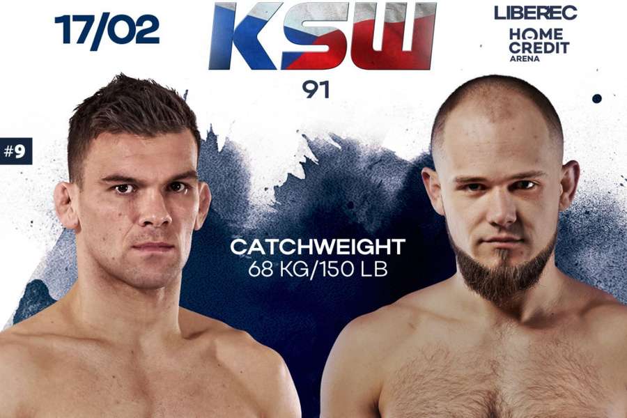 Starcie Łukasza Charzewskiego z Michałem Sobiechem dodane do karty walk KSW 91