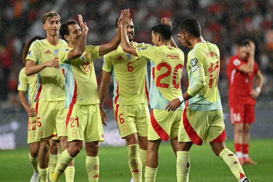 Spanien schenkte den Türken sechs Tore in der Ferne ein