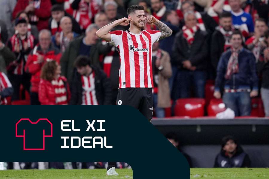 Sancet, el mejor del partido y de la jornada.
