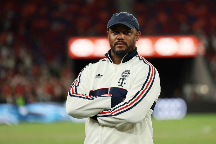 Bayern Munich head coach Vincent Kompany. Bayern Munich head coach Vincent Kompany.