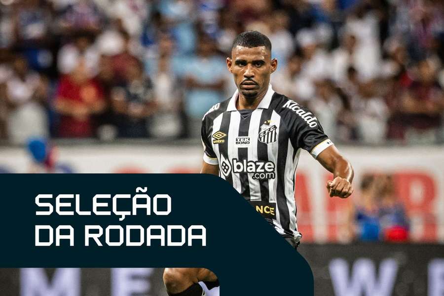 Joaquim brilhou com duas assistências na vitória do Santos sobre o Bahia