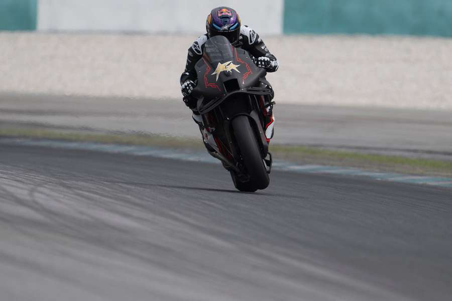Jorge Martín nos testes de pré-época em Sepang.