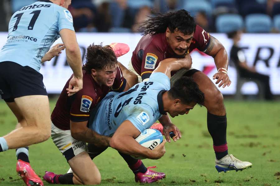 Joseph Suaalii spent a Super Rugby Pacific season at fullback for the NSW Waratahs.