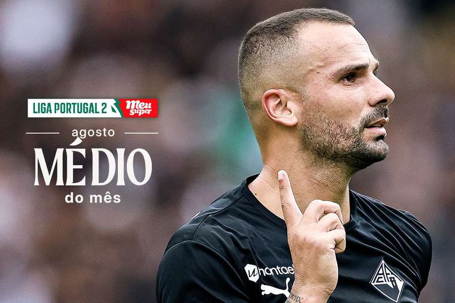 Leandro Silva foi eleito melhor médio do mês de agosto na Liga 2 Leandro Silva foi eleito melhor médio do mês de agosto na Liga 2