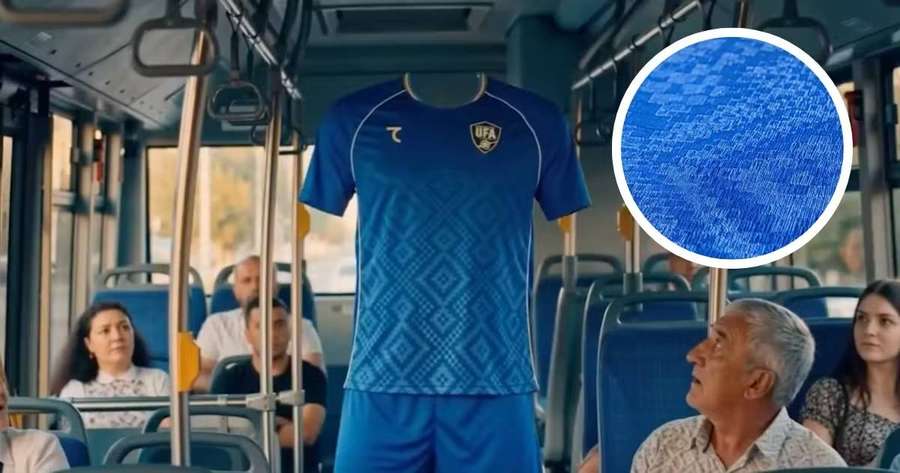 Dres pro domácí zápas Uzbekistánu.