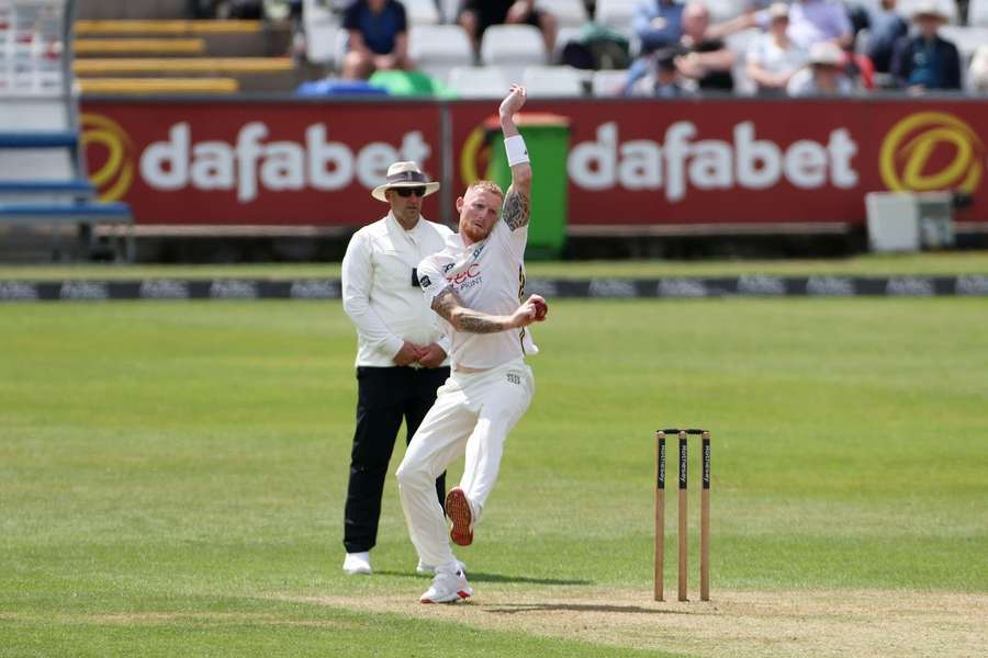 Stokes in action for Durham Stokes in action for Durham
