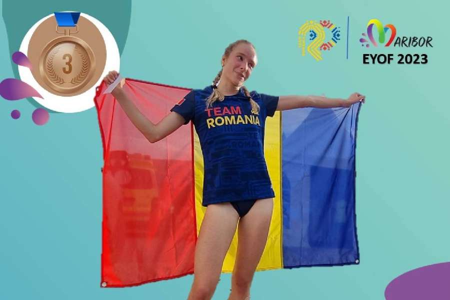 Atleta Alexandra Hudea a adus României prima medalie la Maribor: bronz la 3.000 m