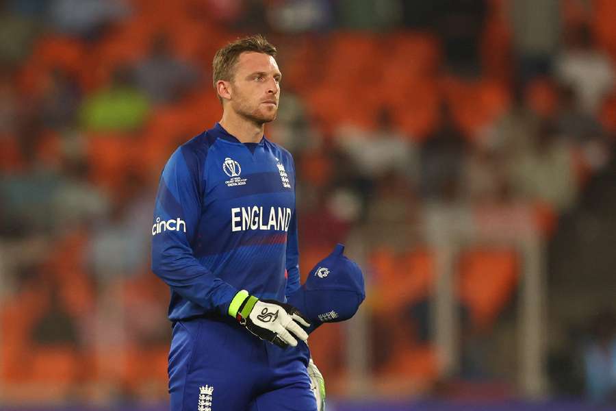 Buttler looks dejected after the game