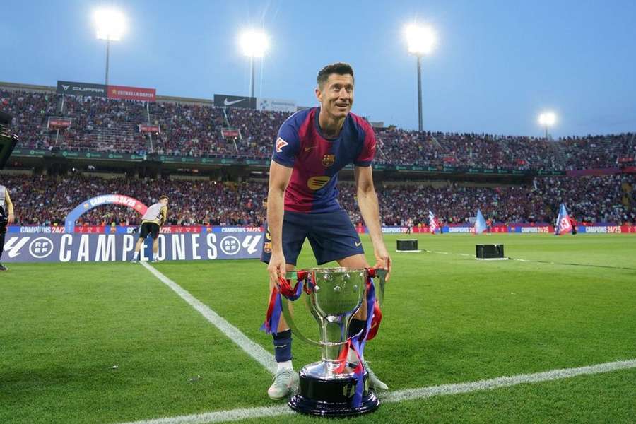 Lewandowski, avançado do Barcelona