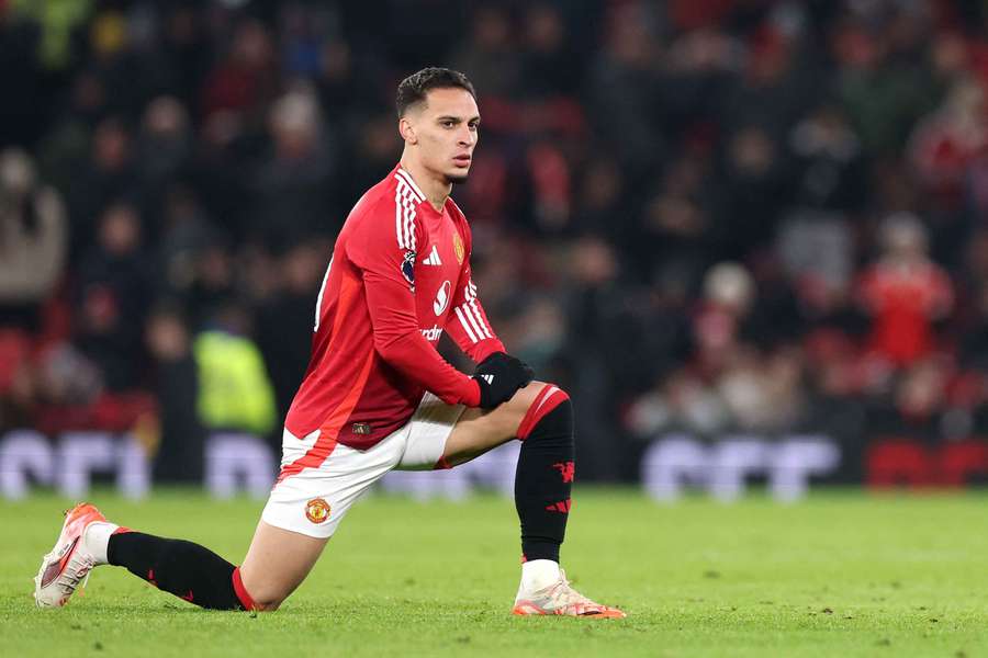 Antony, con el United