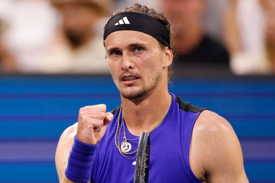 Zverev celebra match point contra Brandon Nakashima 