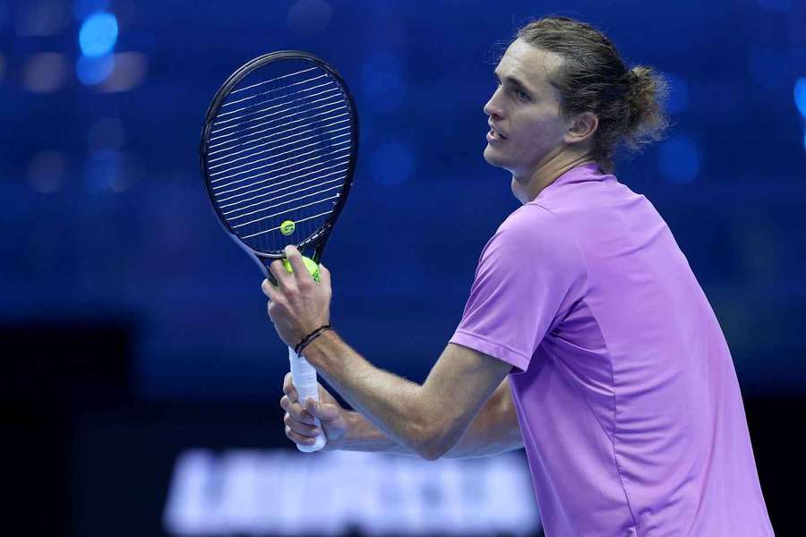 Alexander Zverev beim Training vor dem Start der ATP-Finals.