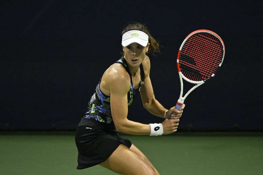 Alize Cornet à l'US Open en septembre. 