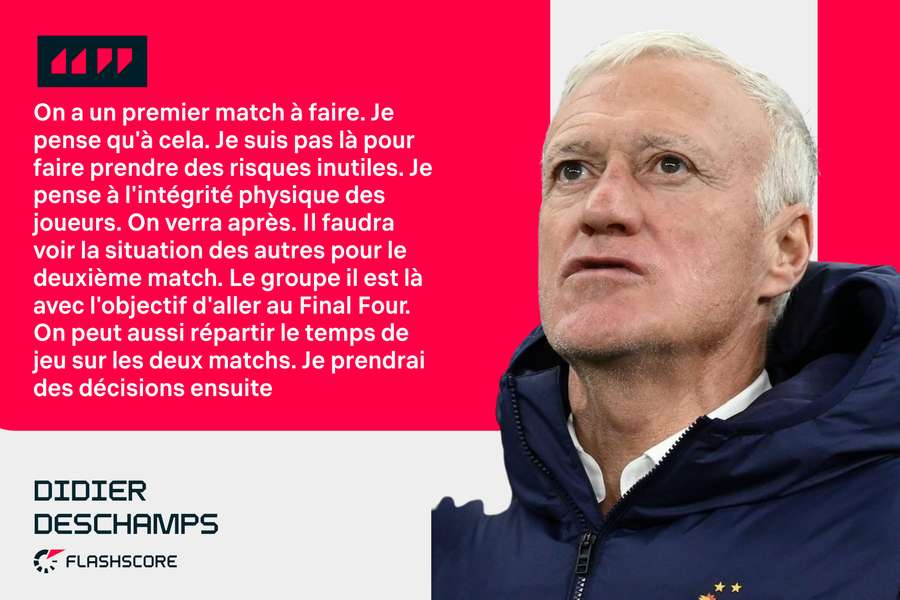 Didier Deschamps dans la gestion.