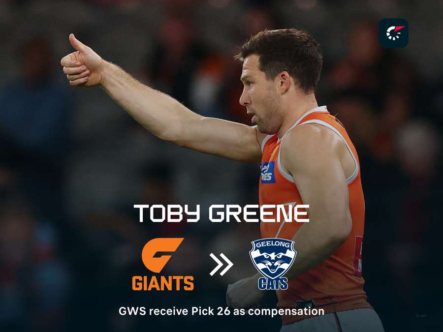 Toby Greene to Geelong Toby Greene to Geelong