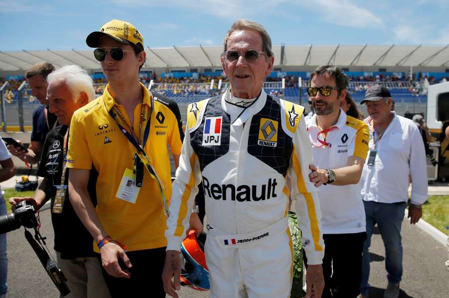 Former F1 racing driver Jean-Pierre Jabouille before the French Grand Prix in 2019