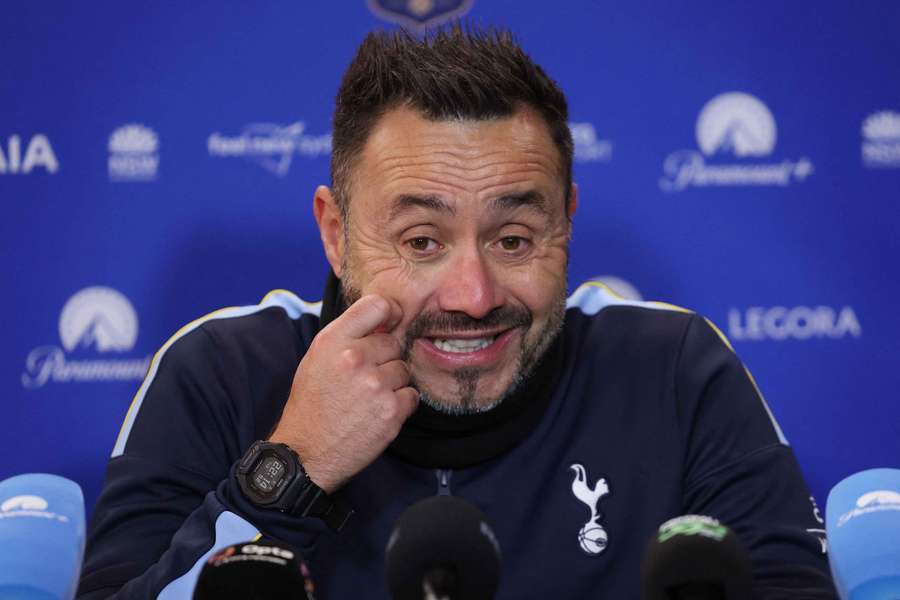Tottenham Hotspur manager Roberto de Zerbi Tottenham Hotspur manager Roberto de Zerbi