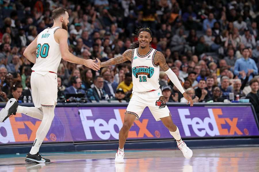 Ja Morant returned to play for the Grizzlies in their win over Portland in Monday night's NBA action.