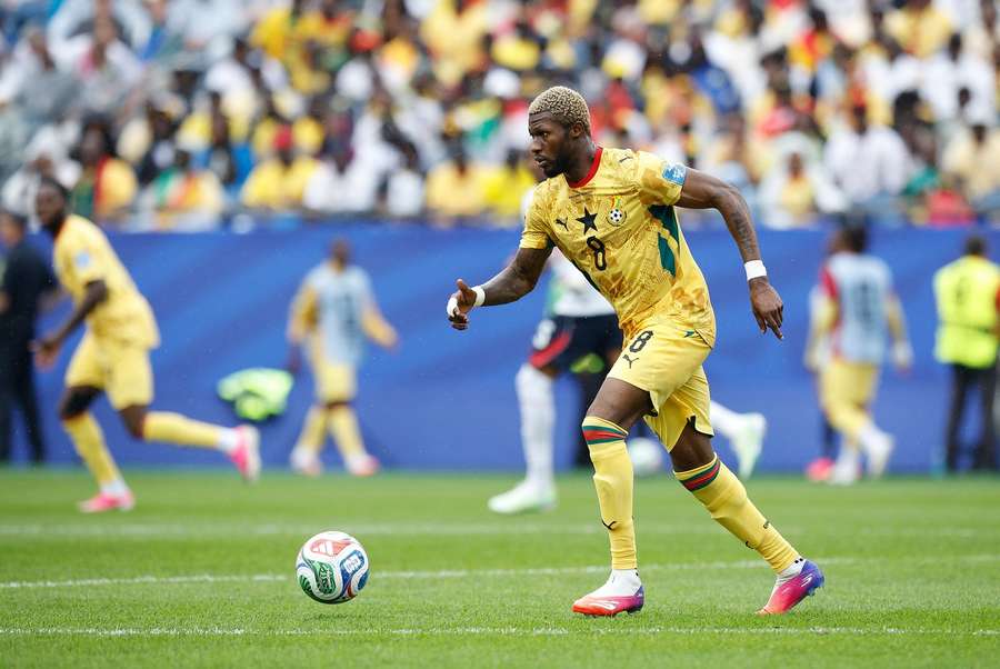 Kwasi SIbo in action against England.