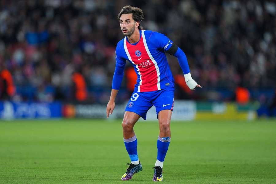 Ferran Torres, attaquant du Paris Saint-Germain, lors du match de Ligue des champions face au Slovan Bratislava au Parc des Princes, le 9 septembre 2026. Ferran Torres, attaquant du Paris Saint-Germain, lors du match de Ligue des champions face au Slovan Bratislava au Parc des Princes, le 9 septembre 2026.