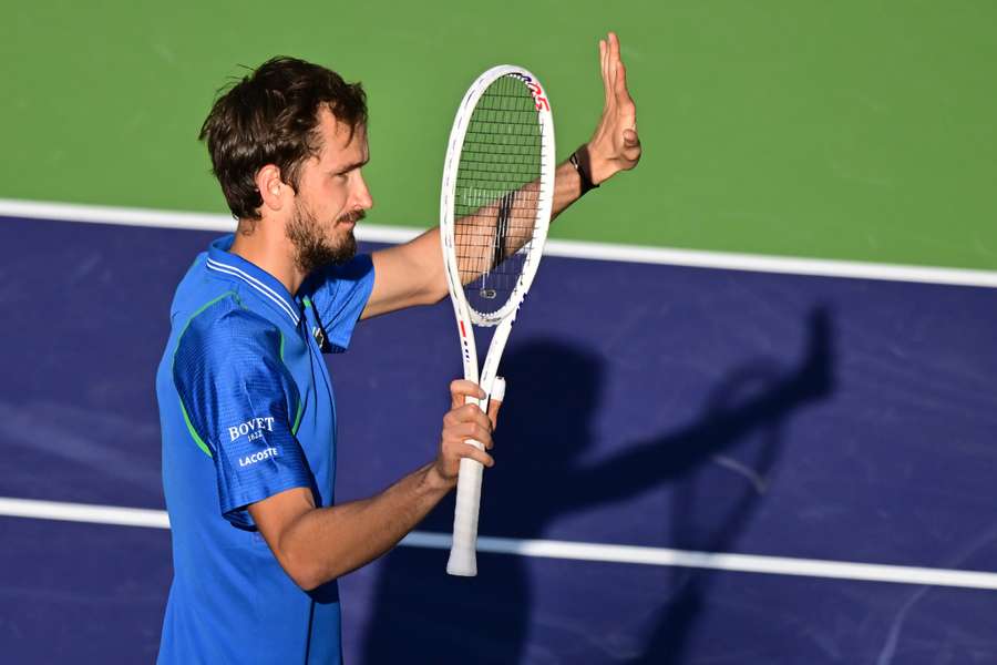 Russia's Daniil Medvedev stretched his ATP win streak to 18 matches