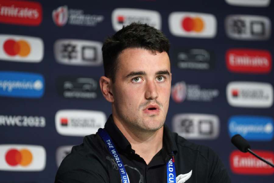 Will Jordan during New Zealand's press conference