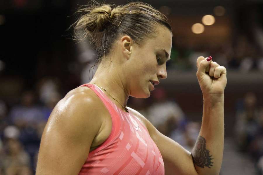 Sabalenka reagiu após um primeiro set desastroso 