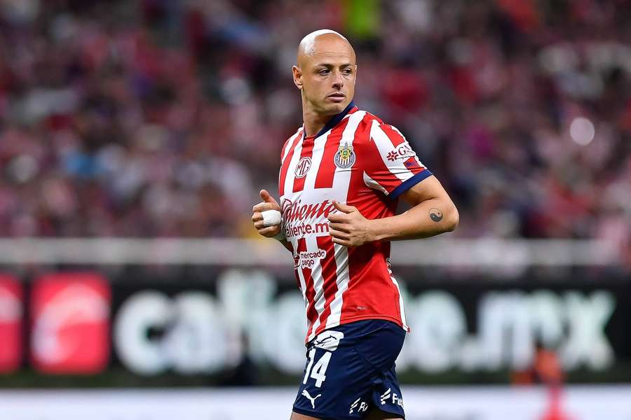 Chicharito in action for Guadalajar