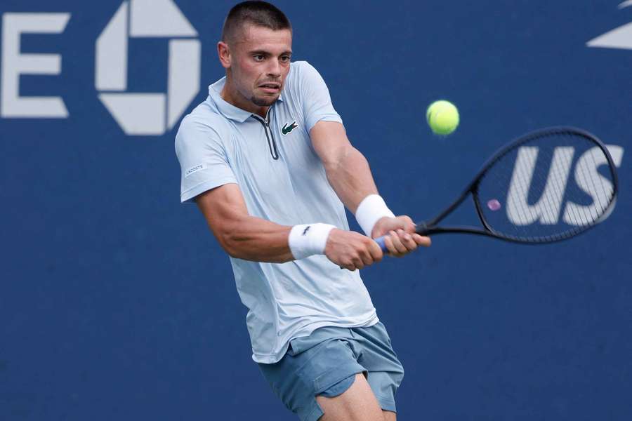 Arthur Géa à l'US Open. Arthur Géa à l'US Open.