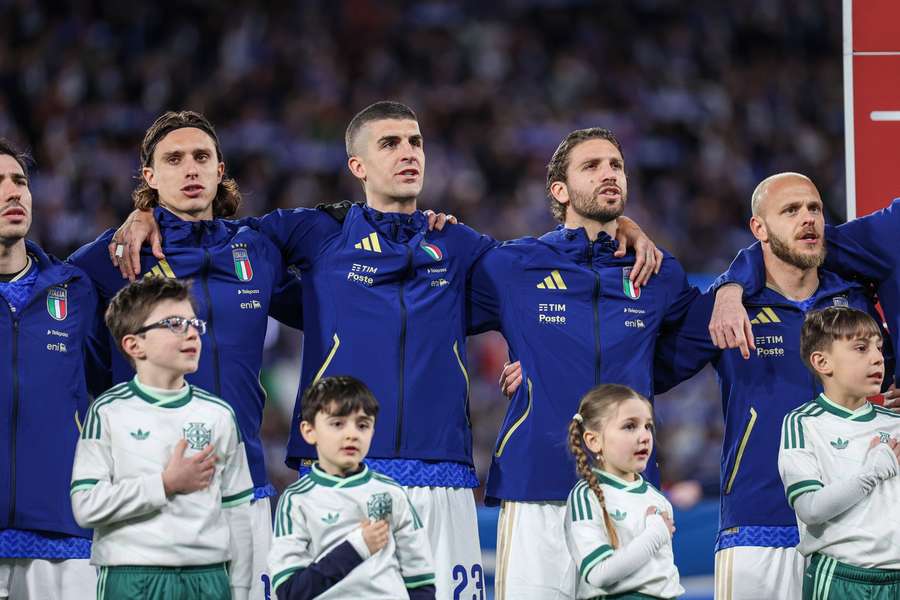 Italia, la meciul de baraj cu Irlanda de Nord Italia, la meciul de baraj cu Irlanda de Nord