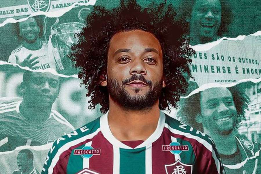 Marcelo avec son nouveau maillot.