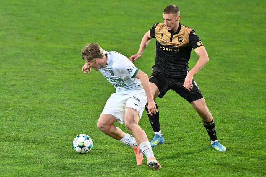 Jediný střelec Baníku v utkání Ondřej Kričfaluši.