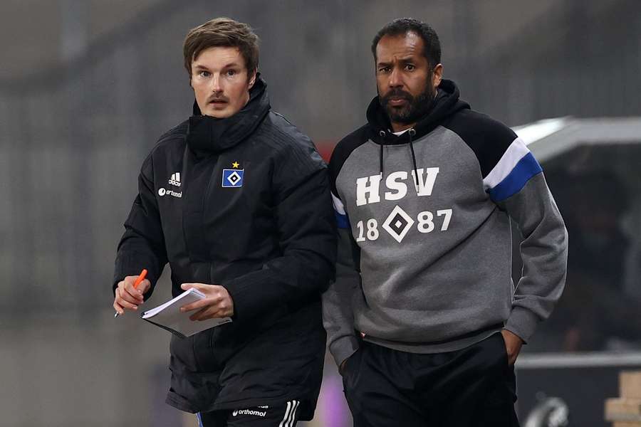 Merlin Polzin (l.) und Daniel Thioune (r.) während ihrer gemeinsamen Zeit beim HSV