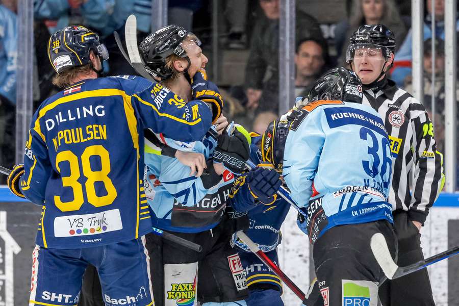 For første gang i fem år: Sønderjyske klasker Herning og stryger i DM -finale i ishockey