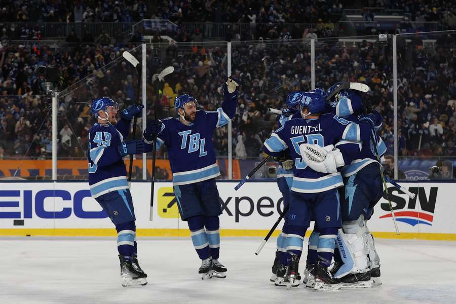 The Tampa Bay Lightning won the Stadium Series clash on Sunday.