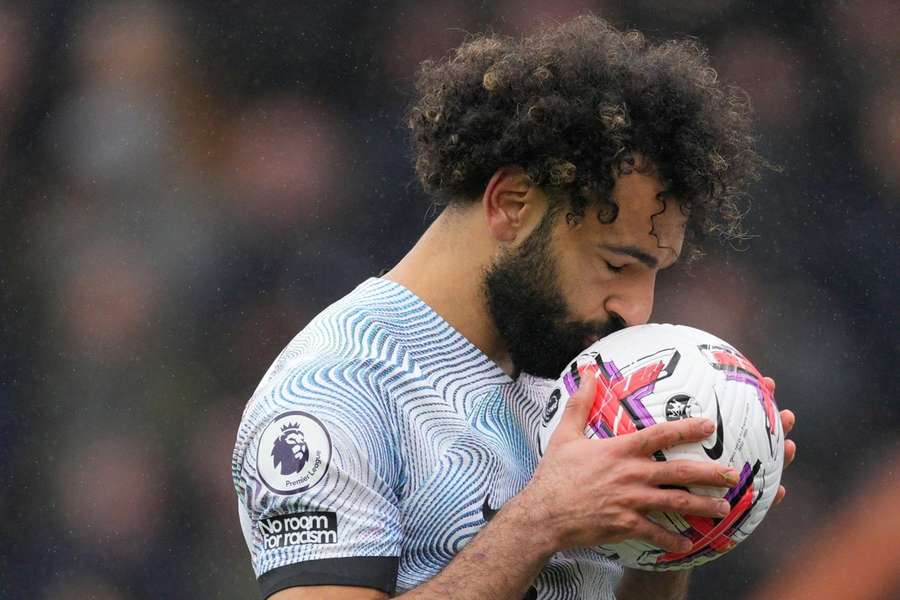 Salah werd in de met 7-1 gewonnen wedstrijd tegen Machester United topscorer aller tijden van Liverpool in de Premier League