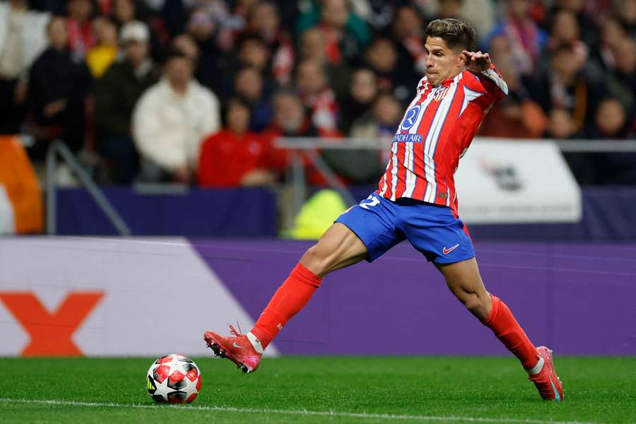 Giuliano, durante el partido de Champions ante el Leverkusen