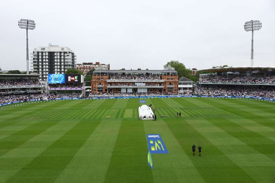 General view of the field at Lord's before the second Test