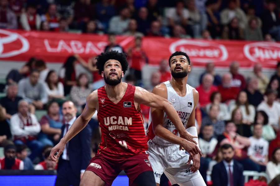 Kaiser Gates, con Luwawu-Cabarrot en un UCAM Murcia-Baskonia