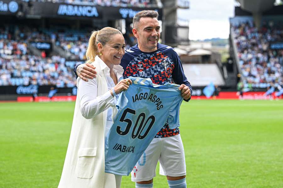 Aspas played his 500th game for Celta Vigo the other day