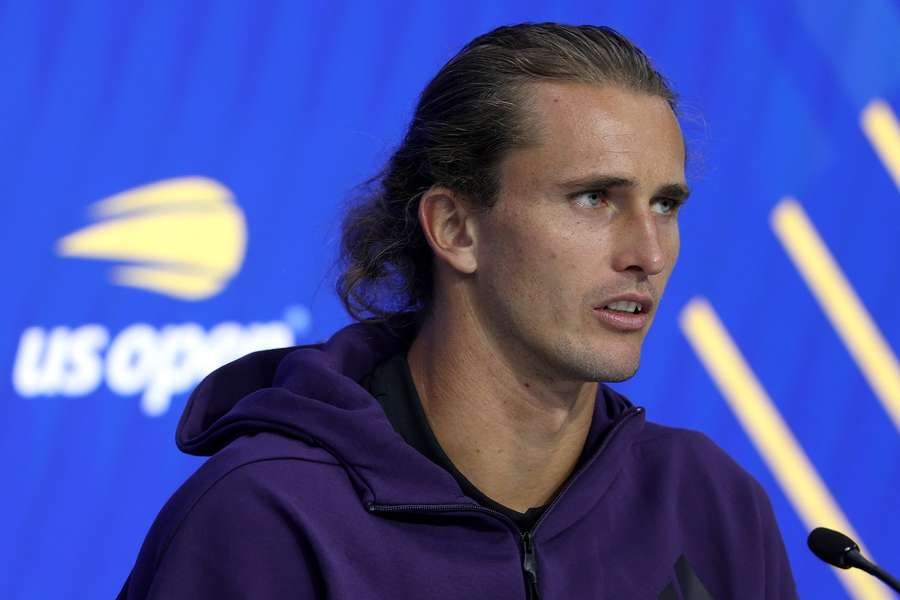 Zverev auf der Pressekonferenz vor den US Open