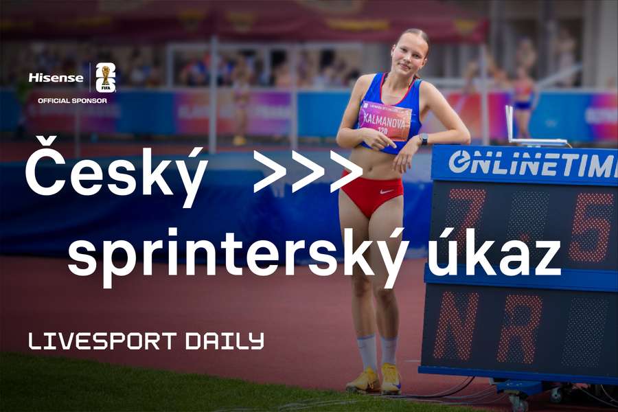 Hostem Livesport Daily byla třináctiletá sprinterka Kalmanová.