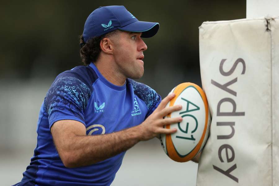 Ben Donaldson at Wallabies training in Sydney on Tuesday. Ben Donaldson at Wallabies training in Sydney on Tuesday.