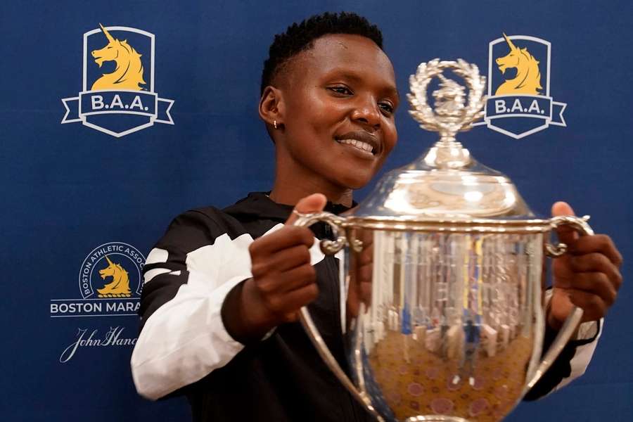 Diana Kipyokei blev testet positivt efter sin sejr ved Boston Marathon i 2021.