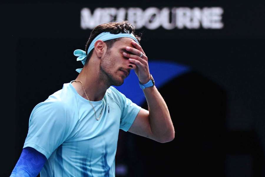 Lorenzo Musetti dopo il ritiro