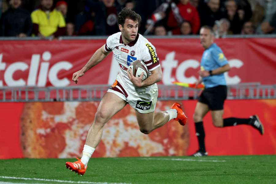 Damian Penaud face à Toulouse.