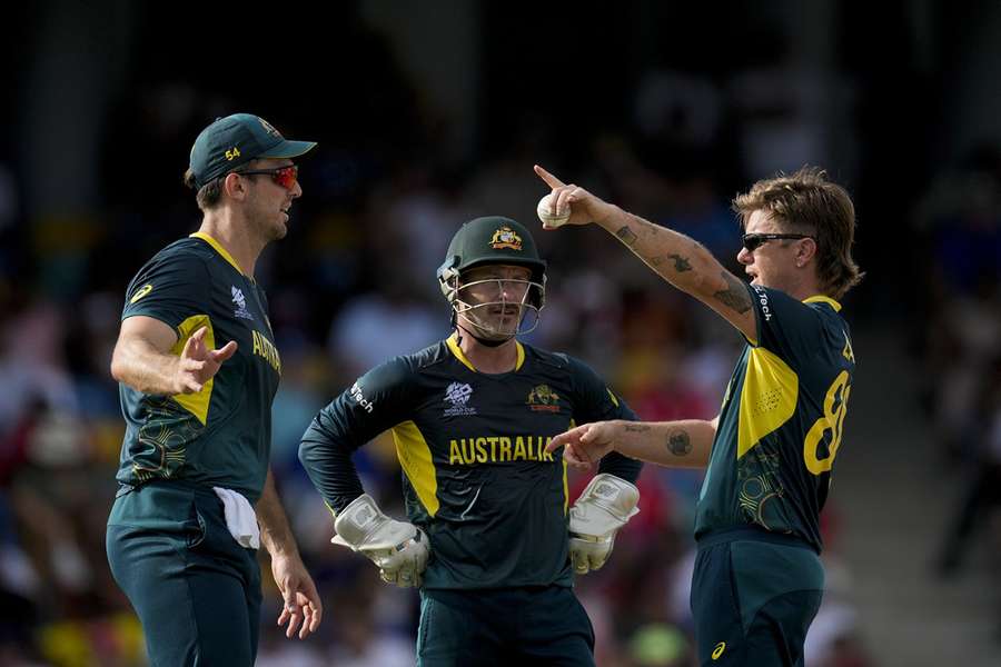 Australia players celebrate