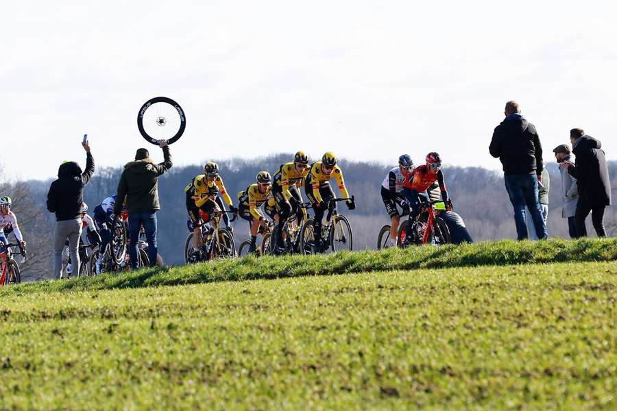 Een beeld uit Brussel-Kuurne-Brussel