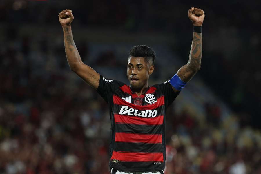 Bruno Henrique avec Flamengo le 9 novembre. Bruno Henrique avec Flamengo le 9 novembre.